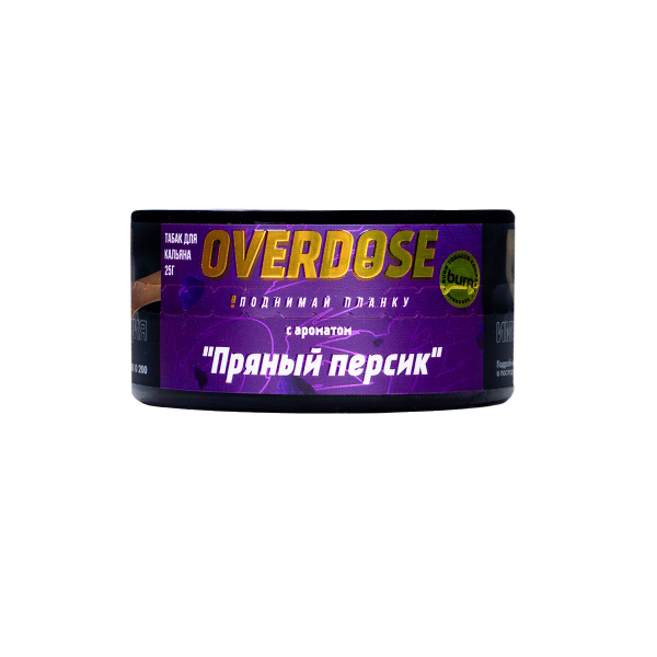 Табак Overdose Kashmir Peach 25 грамм в Сыктывкаре