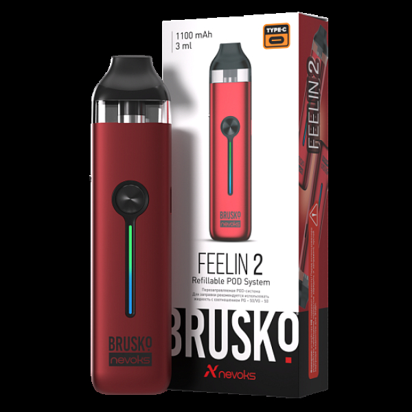POD-система Brusko Feelin 2 Малиновый в Сыктывкаре