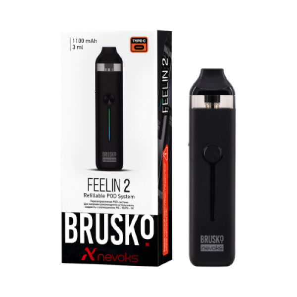 POD-система Brusko Feelin 2 Черный в Сыктывкаре