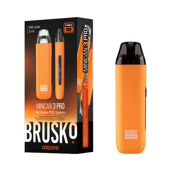 POD-система Brusko Minican 3 Pro оранжевый в Сыктывкаре