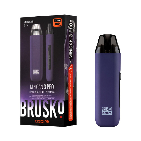POD-система Brusko Minican 3 Pro фиолетовый в Сыктывкаре