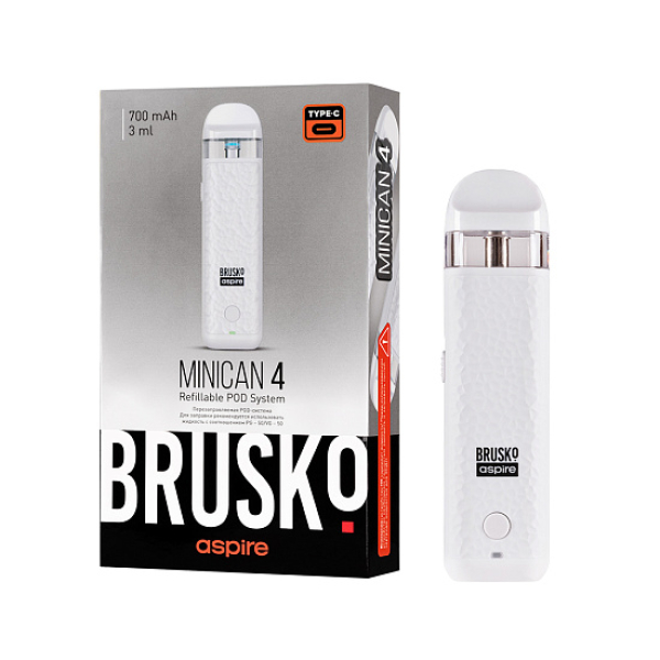 POD-система Brusko Minican 4 Белый в Сыктывкаре