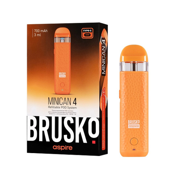 POD-система Brusko Minican 4 Оранжевый в Сыктывкаре