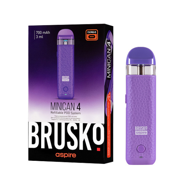 POD-система Brusko Minican 4 Фиолетовый в Сыктывкаре