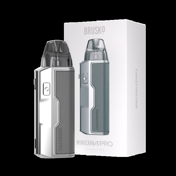 POD-система Brusko Minican 5 Pro Metallic Grey Красный,серый в Сыктывкаре