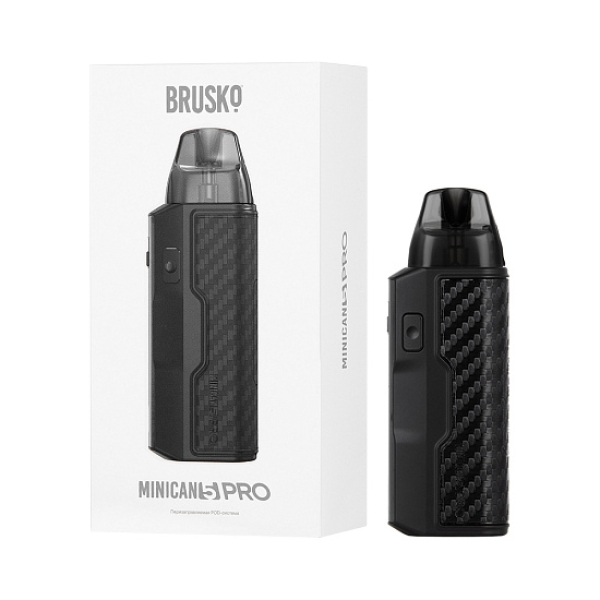 POD-система Brusko Minican 5 Pro Black Carbon Красный, черный в Сыктывкаре