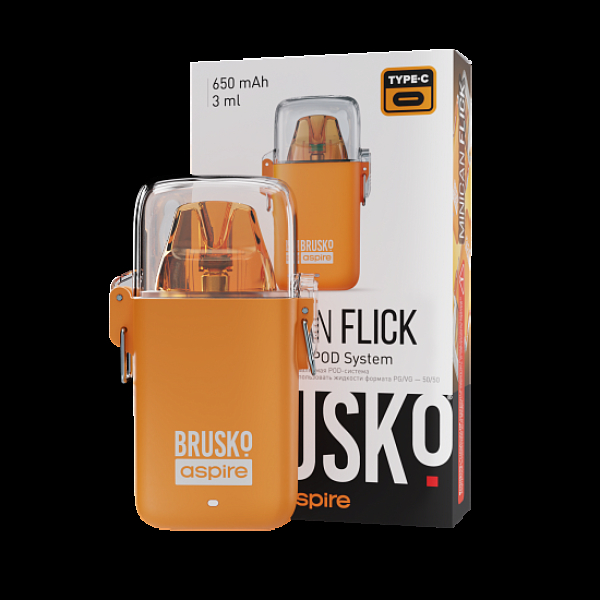 POD-система Brusko Minican Flick Оранжевый в Сыктывкаре