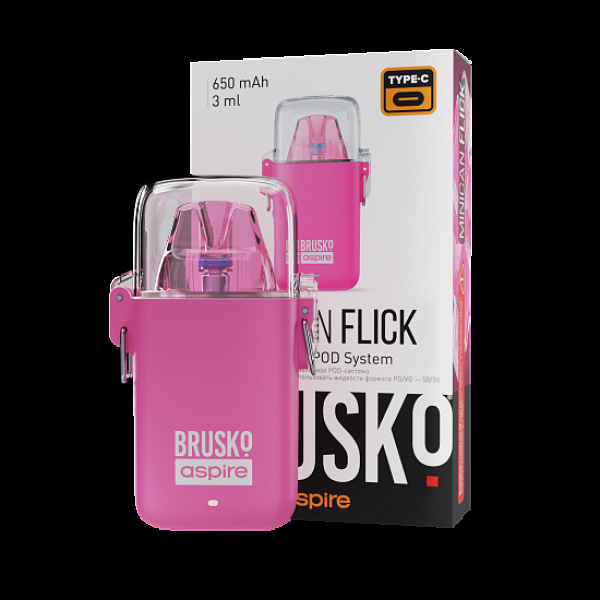 POD-система Brusko Minican Flick Розовый в Сыктывкаре