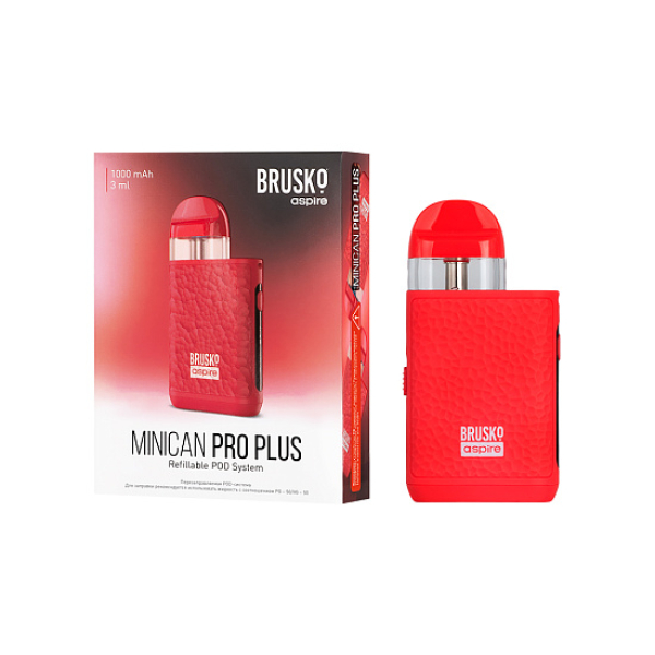 POD-система Brusko Minican Pro Plus Красный в Сыктывкаре
