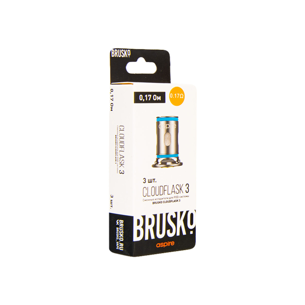 Испаритель Brusko Cloudflask 3 0.17 Ом 3 шт в Сыктывкаре