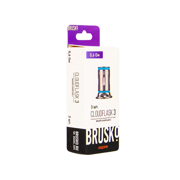Испаритель Brusko Cloudflask 3 0.6 Ом 3 шт в Сыктывкаре