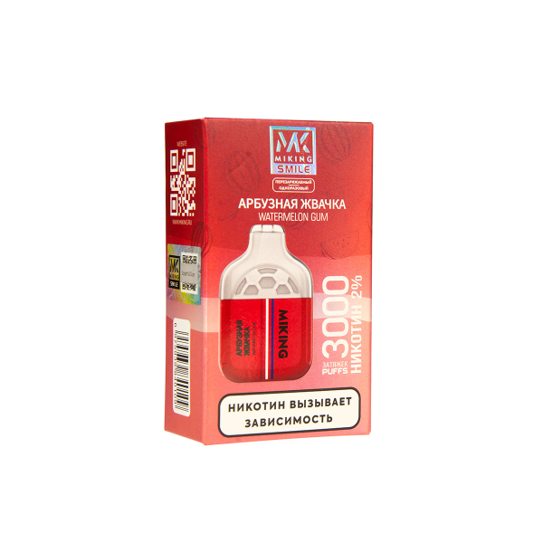 Электронка Miking Watermelon Gum 3000 Затяжек в Сыктывкаре