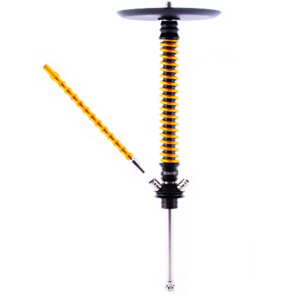 Кальян Mamay Customs V3  Coilovers Черный Gold Anod в Сыктывкаре