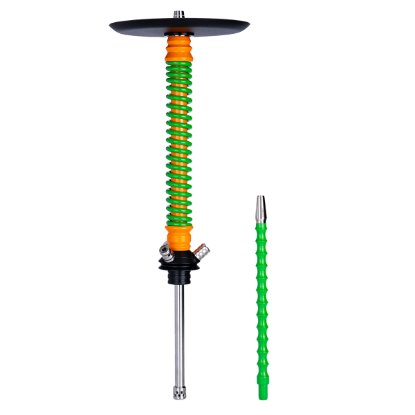 Кальян Mamay Customs Coilovers Оранжево Салатовый в Сыктывкаре