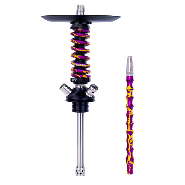 Кальян Mamay Customs Coilover Micro Пурпурно Золотой Сплеш в Сыктывкаре