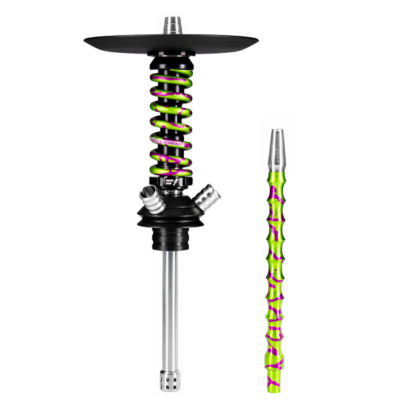 Кальян Mamay Customs Coilover Micro Салатово Пурпурный Сплеш в Сыктывкаре