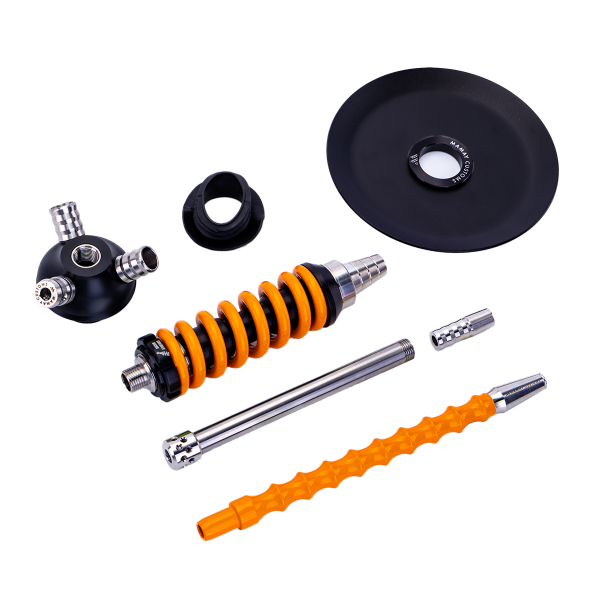 Кальян Mamay Customs Coilover Micro Чёрно Оранжевый в Сыктывкаре