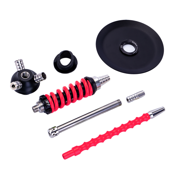 Кальян Mamay Customs Coilover Micro Чёрно Розовый в Сыктывкаре