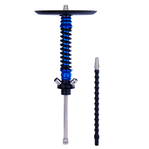 Кальян Mamay Customs Coilovers Mini Голубой Лак Черный в Сыктывкаре