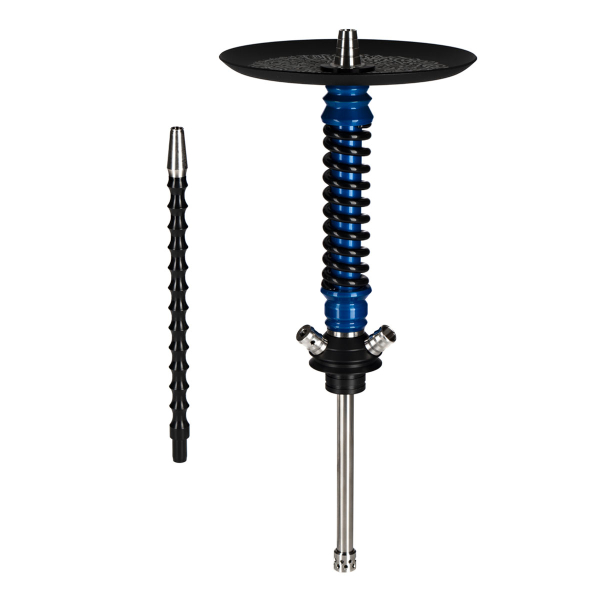 Кальян Mamay Customs Coilovers Mini Голубой Лак Черный Грав. Калиграфия в Сыктывкаре