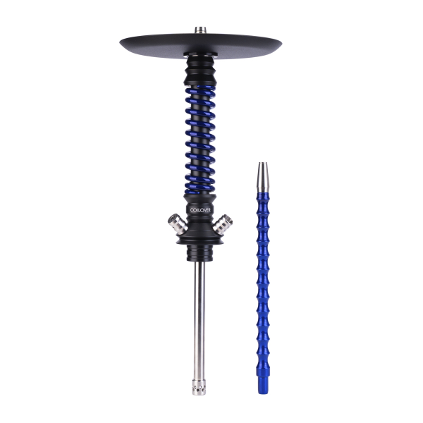 Кальян Mamay Customs Coilovers Mini Чёрно Синий Лак в Сыктывкаре