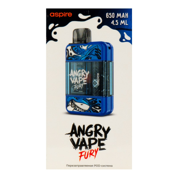 POD-система Brusko Angry Vape Fury 650 Mah Синий в Сыктывкаре