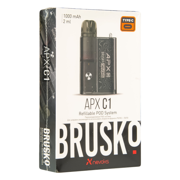 POD-система Brusko Apx C1 Чёрный Шёлк в Сыктывкаре
