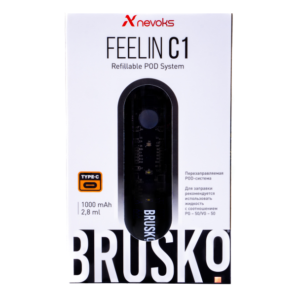 POD-система Brusko Feelin C1 Черный в Сыктывкаре