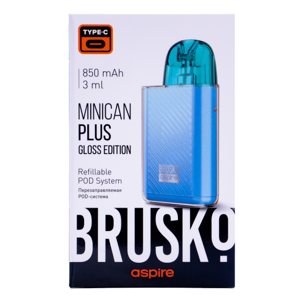 POD-система Brusko Minican Plus Gloss Edition Синий в Сыктывкаре