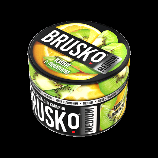 Бестабачная смесь Brusko Киви С Лимоном Medium 50 грамм в Сыктывкаре