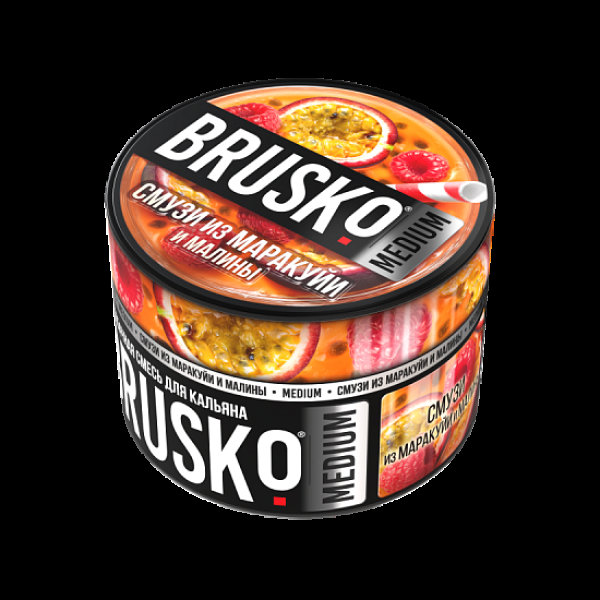 Бестабачная смесь Brusko Смузи Из Маракуйи И Малины Medium 50 грамм в Сыктывкаре