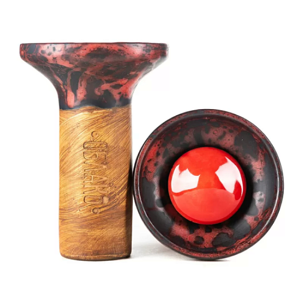 Чаша Облако Flow Red On Black Red Marble в Сыктывкаре