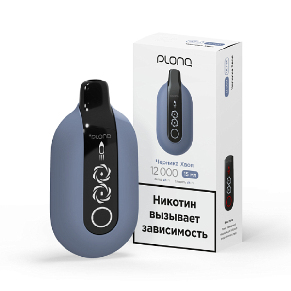 Электронка Plonq Ultra Черника Хвоя 12000 затяжек в Сыктывкаре