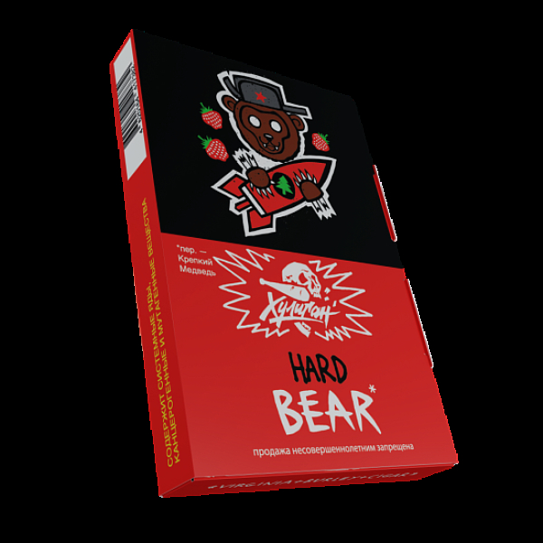 Табак Хулиган Hard Bear Клубника С Елкой 25 грамм в Сыктывкаре