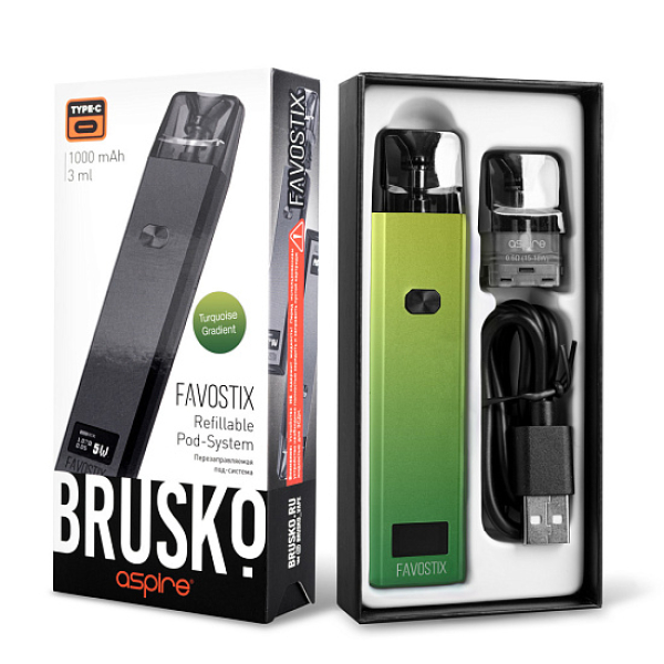 POD-система Brusko Favostix      Зеленый Градиент в Сыктывкаре