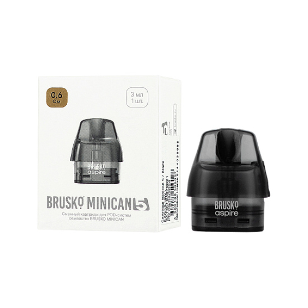 Сменный картридж Brusko Minican 5 0.6 Ом (3 мл, 1 шт.) в Сыктывкаре