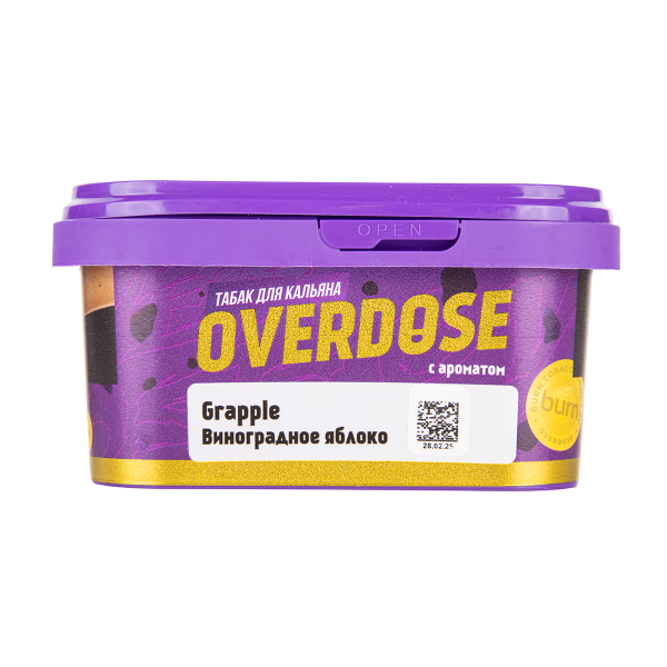 Табак Overdose Grapple 200 грамм в Сыктывкаре