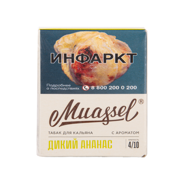 Табак Muassel Medium Дикий Ананас 40 грамм в Сыктывкаре