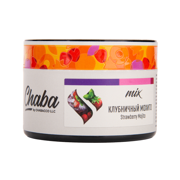 Бестабачная смесь Chaba Mix Strawberry Mojito Nicotine Free 50 грамм в Сыктывкаре