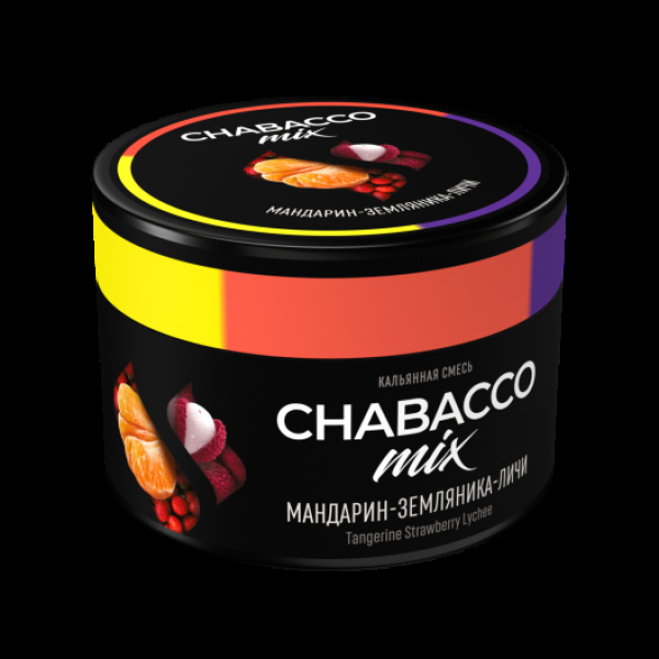 Бестабачная смесь Chabacco Mix Medium Tangerine Strawberry Lychee 40 грамм в Сыктывкаре