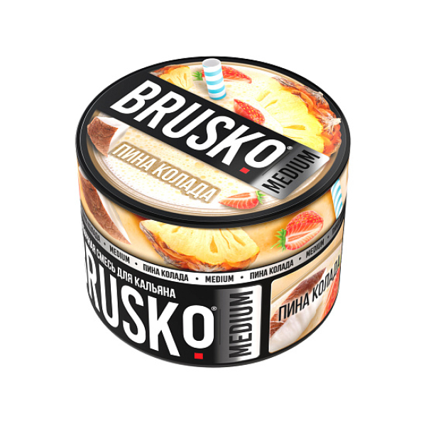 Бестабачная смесь Brusko Zero Пина Колада 50 грамм в Сыктывкаре
