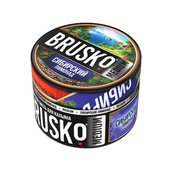 Бестабачная смесь Brusko Zero Сибирский Лимонад 50 грамм в Сыктывкаре