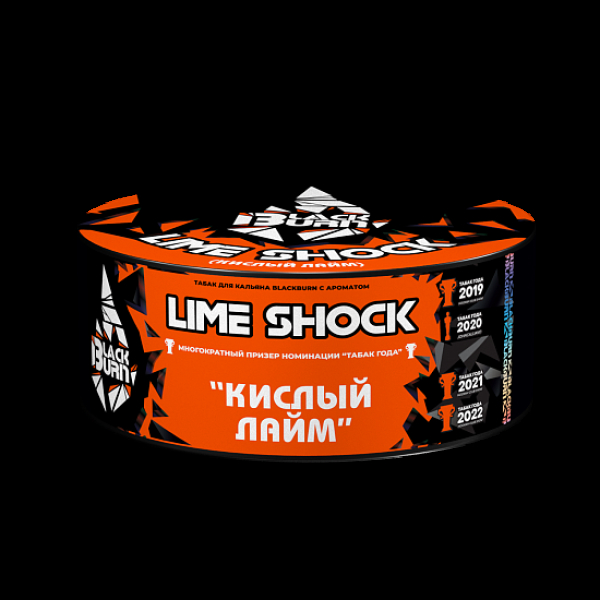 Табак BlackBurn Lime Shock 100 грамм в Сыктывкаре