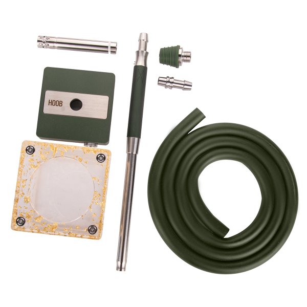 Кальян Hoob Subatom British Racing Green X Ss | Cube Mini Gold в Сыктывкаре