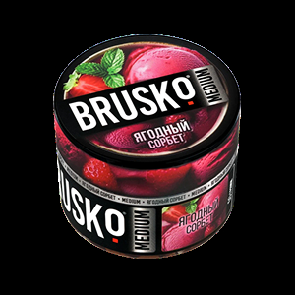 Бестабачная смесь Brusko Ягодный Сорбет 50 грамм в Сыктывкаре