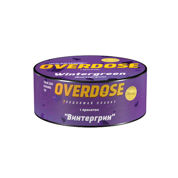 Табак Overdose Wintergreen 25 грамм в Сыктывкаре