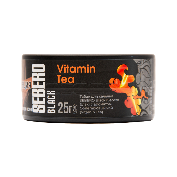 Табак Sebero Black Black Vitamin Tea 25 грамм в Сыктывкаре
