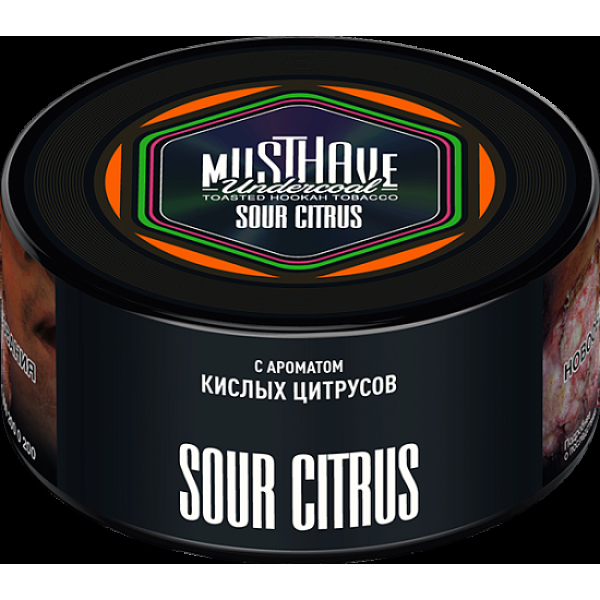 Табак Must Have Sour Citrus 125 грамм в Сыктывкаре