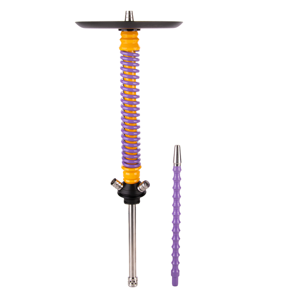 Кальян Mamay Customs Coilover Большой  Жёлтый Сирень в Сыктывкаре
