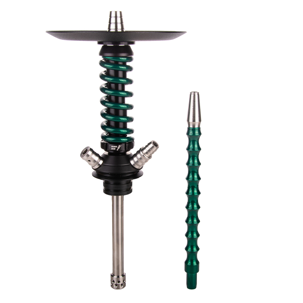 Кальян Mamay Customs Coilover Micro  Чёрный Зелёный Лак в Сыктывкаре